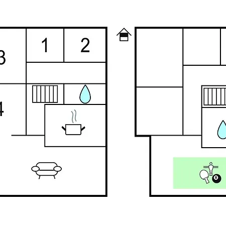 Hébergement de vacances Awesome In With Wifi Allinge-Sandvig